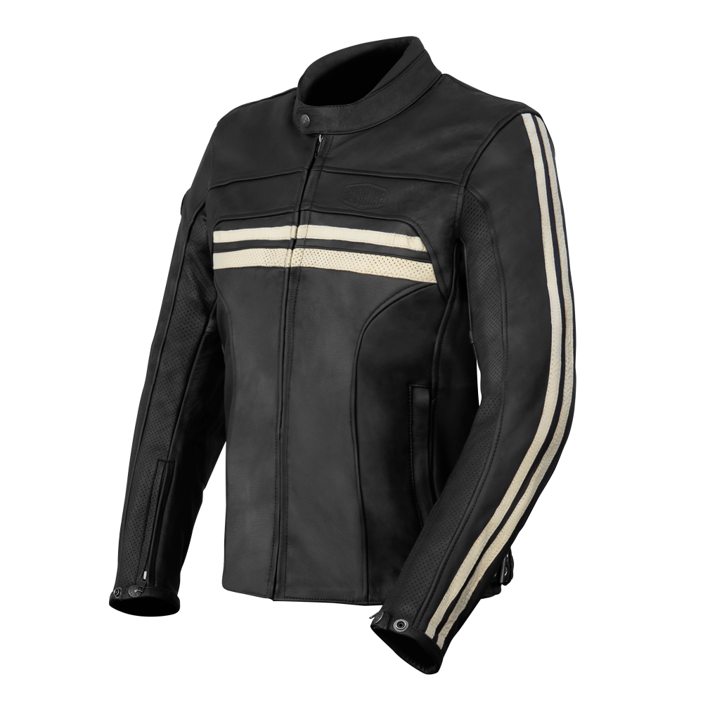 Giacca di pelle uomo vintage Enfield - Nero - Taglia S