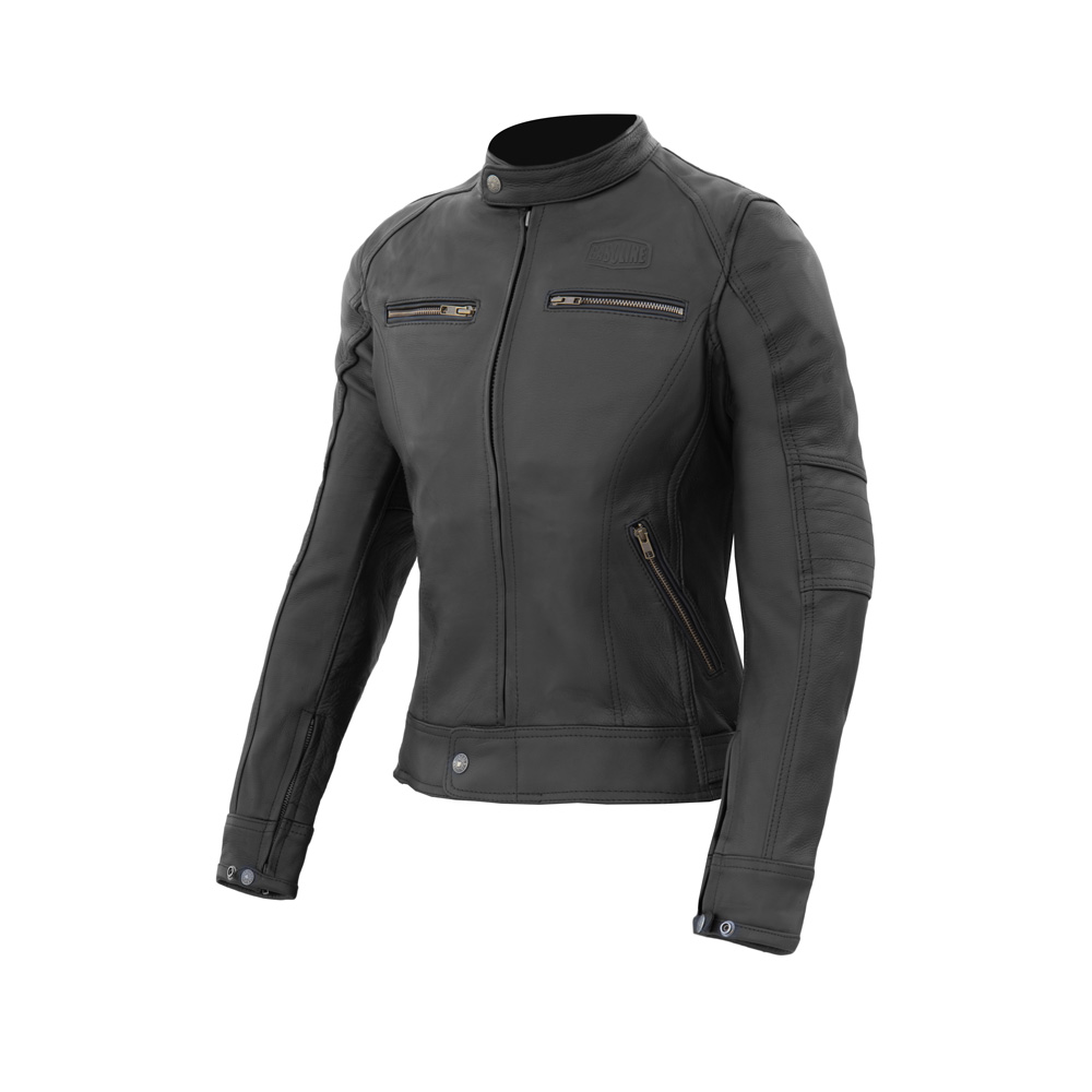 Giubbotto Moto Cuoio Donna Taglia M Protezioni Gomiti Spalle Schiena Omologato CE
