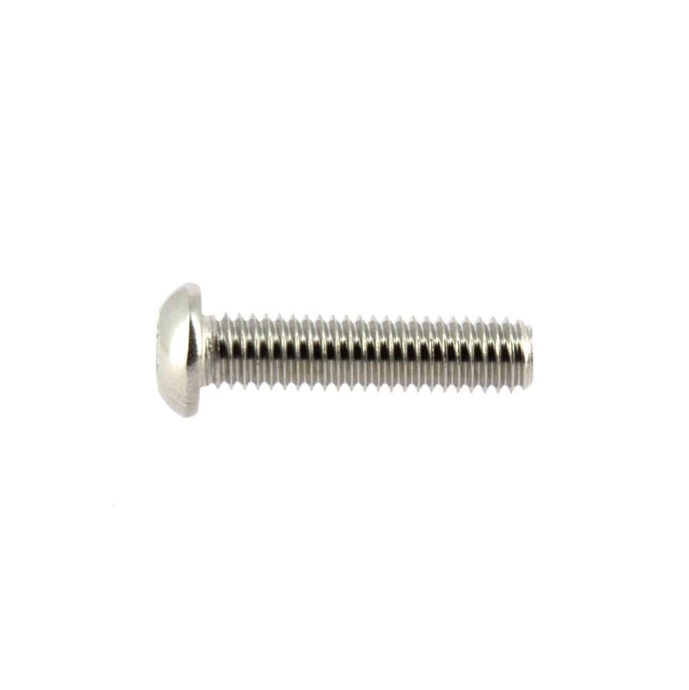 M6*vite da 25 mm - argento - 10 pezzi