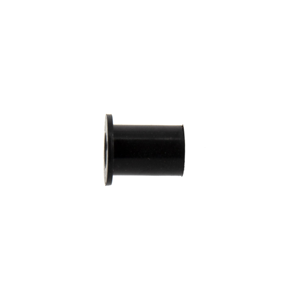 Dado con anti-vibrante in caoutchouc - nero - 10 pz